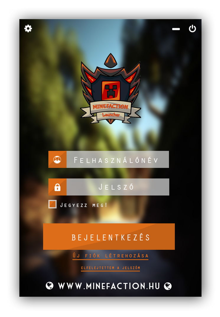 Minecraft Launcher Design (Minefactori) by ibacss on DeviantArt