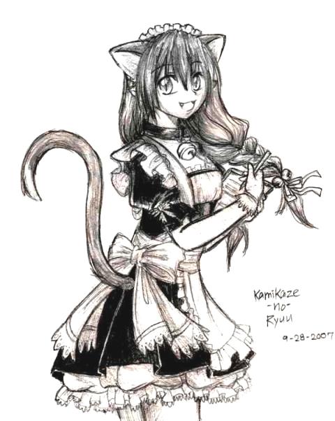 Catgirl Waitress