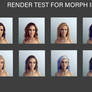 Render Test For Morph And Texture In Daz 3d