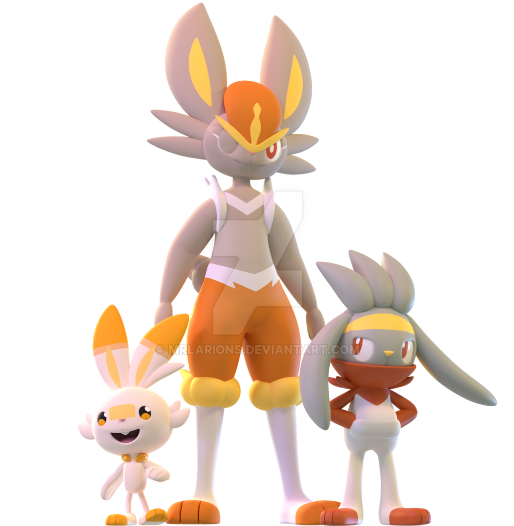 Scorbun shiny evo