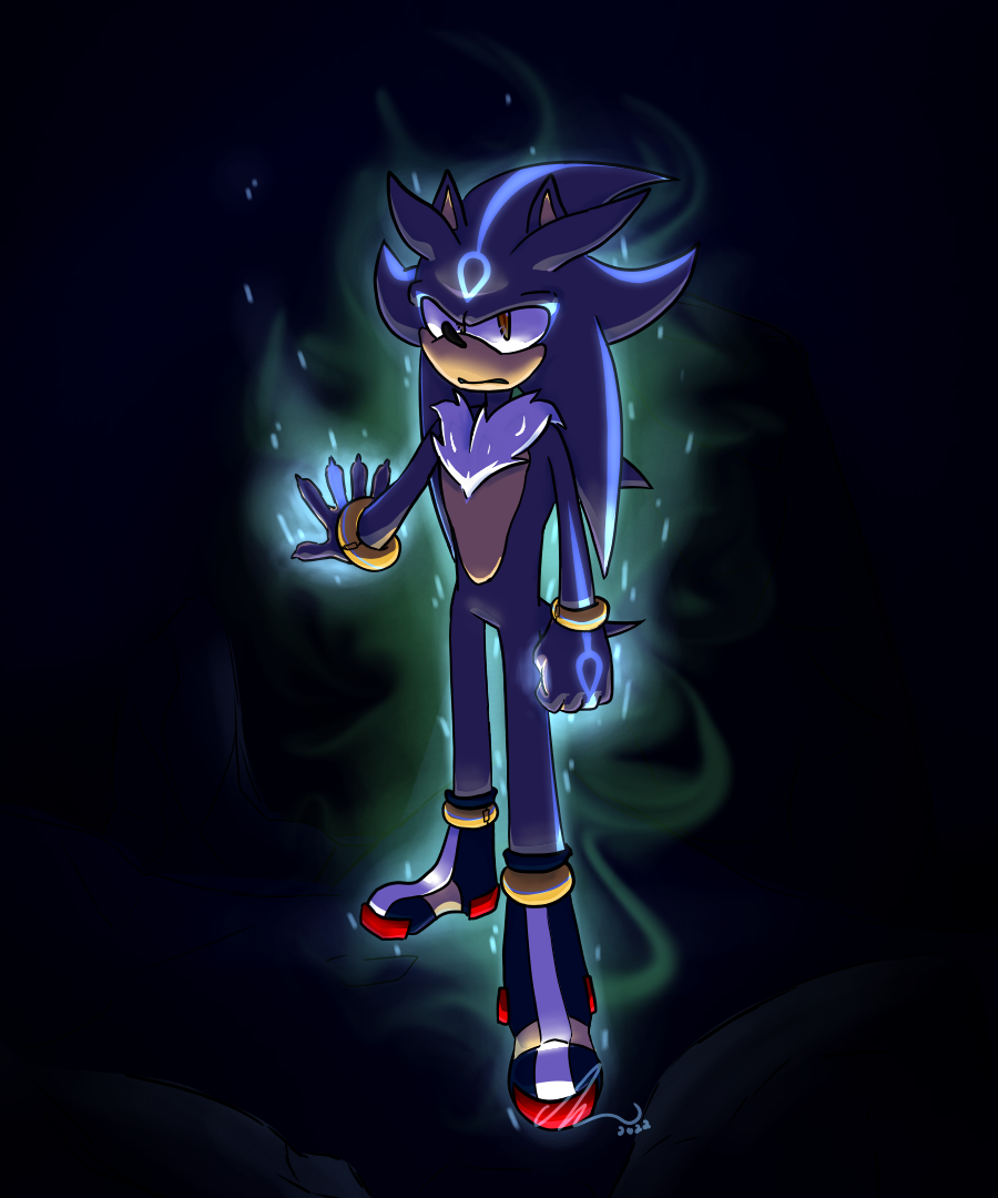 The Amazing Shadow the hedgehog - This is Me, and Silver fused together ~ Shadow