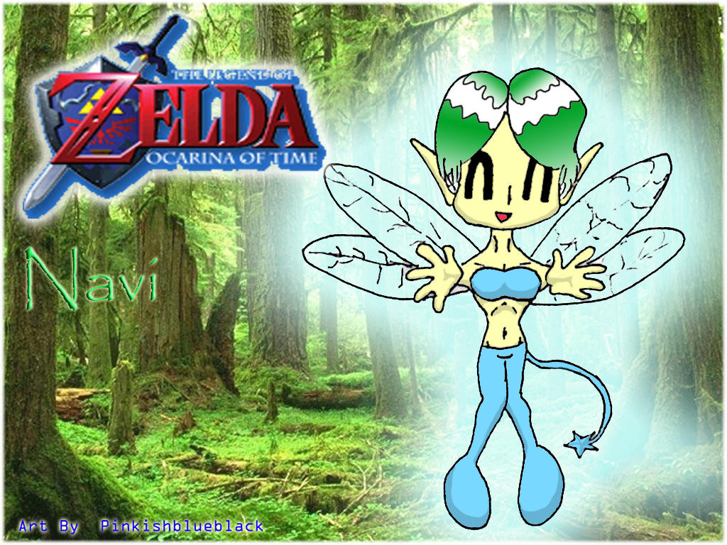 Navi from Legend of Zelda by Pinkishblueblack on DeviantArt