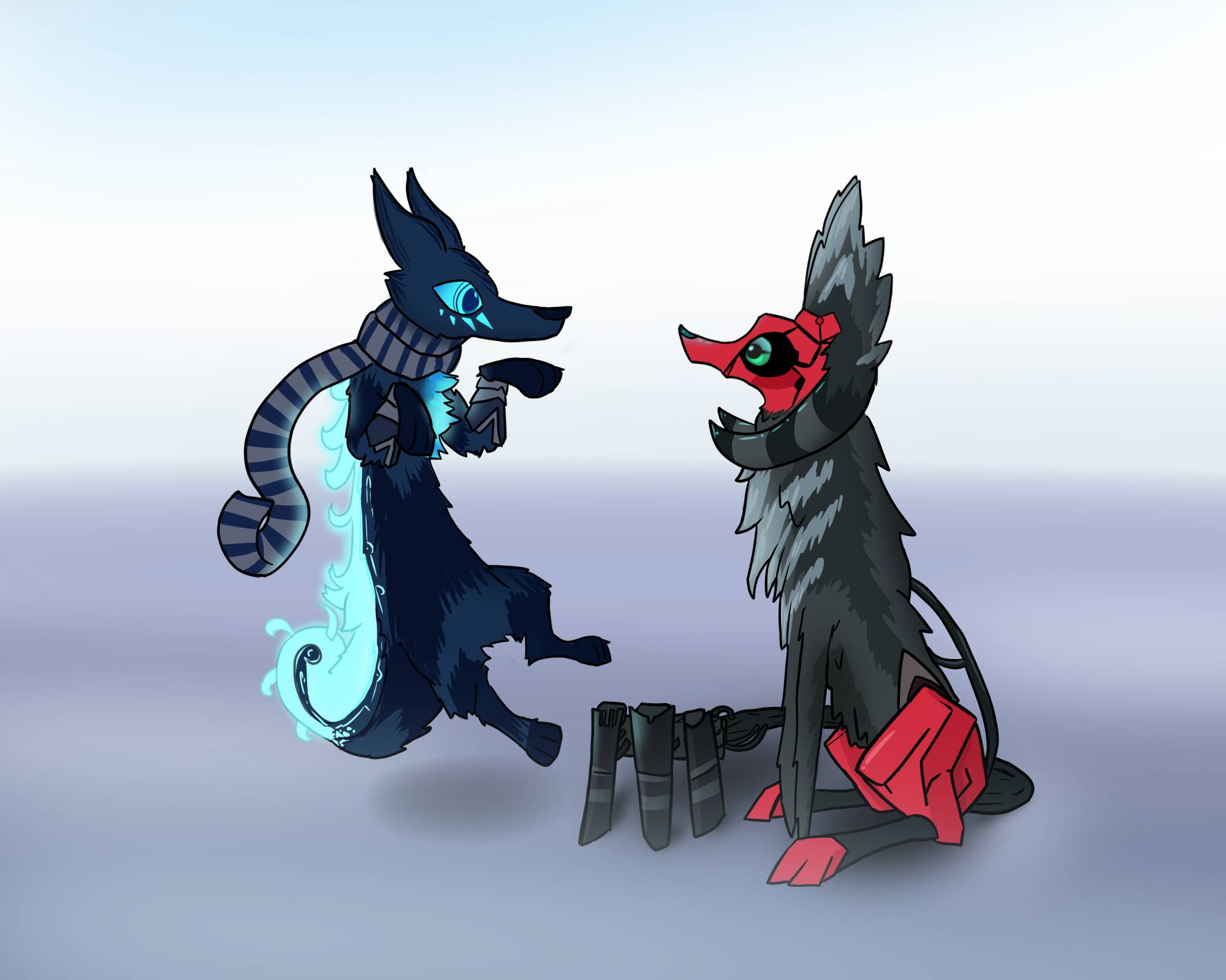 Protogen (Art Trade) : r/furry