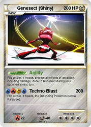 Genesect Pokemon Card