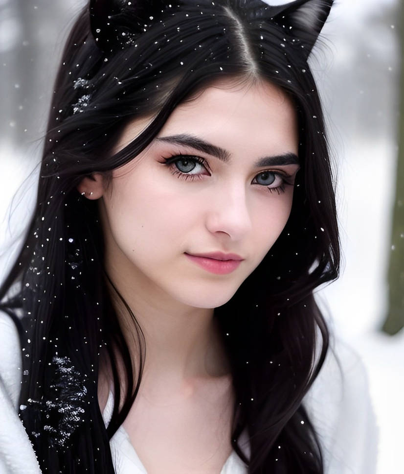 Sexy Cute Beauty in Snow by JibrilsexyAI0 on DeviantArt