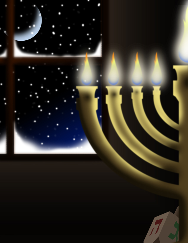 Hannukah-Themed Magazine Cover