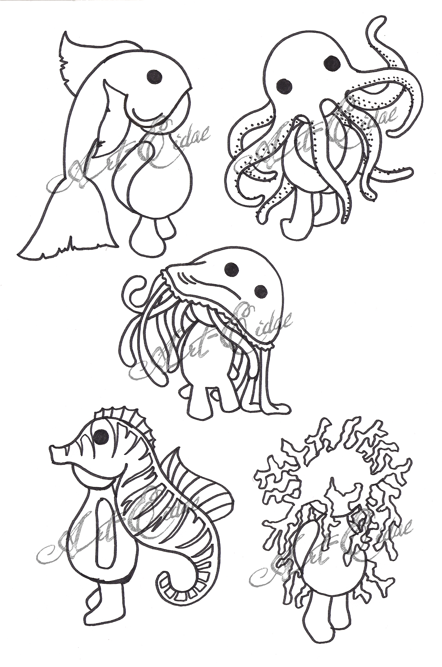 Aquatic Pets by Art-Eidae on DeviantArt