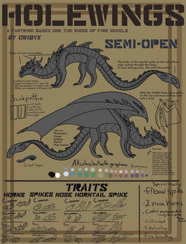 HoleWings | Semi-Open Fantribe | Wings of Fire