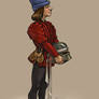 squire with helmet