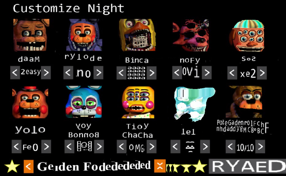 Fnaf 4 Custom Night Download - Colaboratory