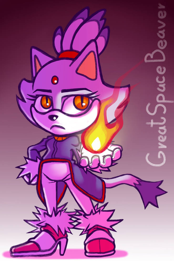 Blaze Keyed Deviantart Blaze the Cat by GreatSpaceBeaver on DeviantArt