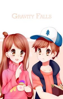 F2U : Gravity Falls Mabel and Dipper Android Wallp