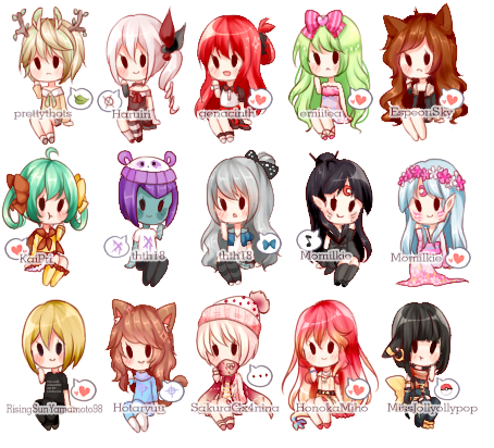 Mini Pagedoll Comm : Batch 3