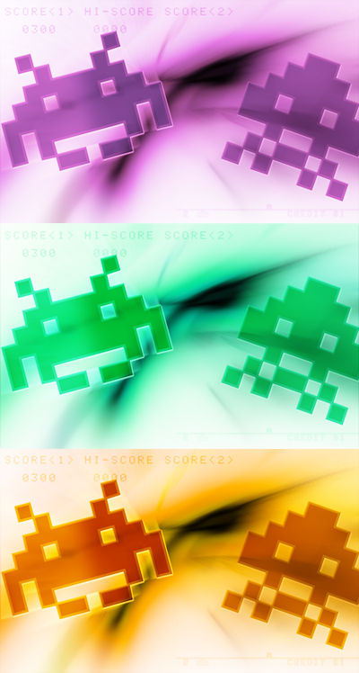 Space Invaders Negative Negative Space Invaders by 5HADOWPLUR on DeviantArt
