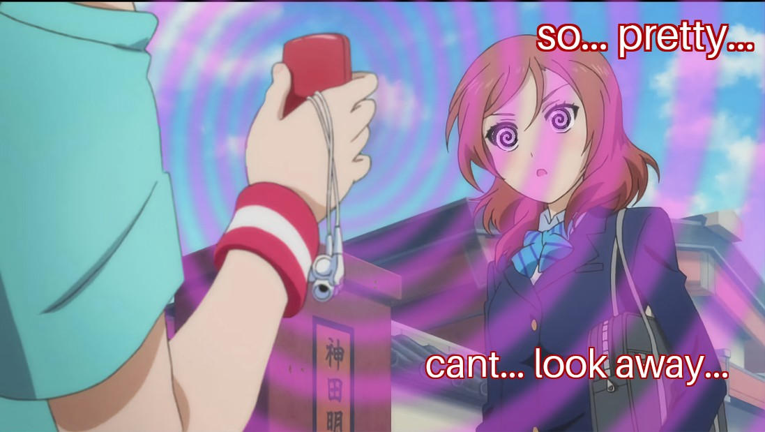 Screen Hypnosis Deviantart Maki hypnotized by phone screen by Johnjohn4500 on DeviantArt