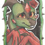 Florah Thorne Watercolor Badge