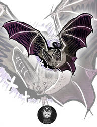 bat tattoo design