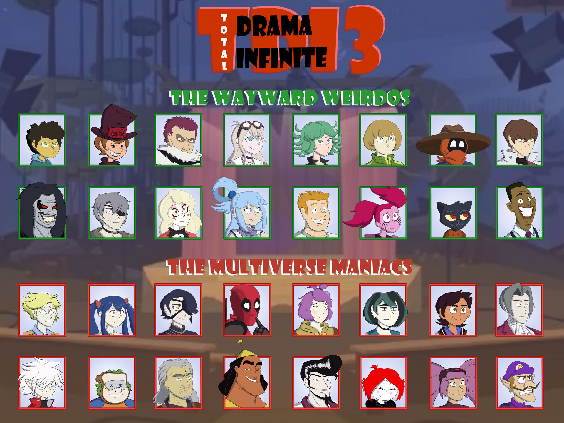 Drama Total : Meus Personagens 3 (Remake) by Desconekitado on DeviantArt
