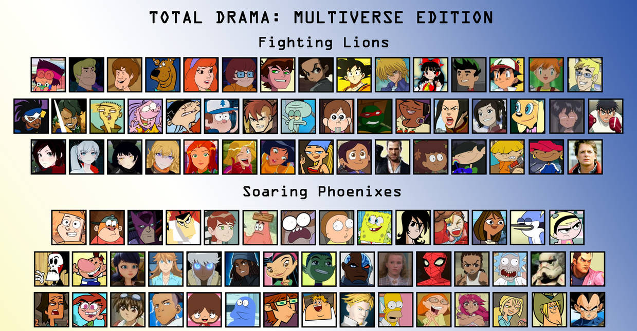 Total Drama Multiverse (Final Gen) - Comic Studio