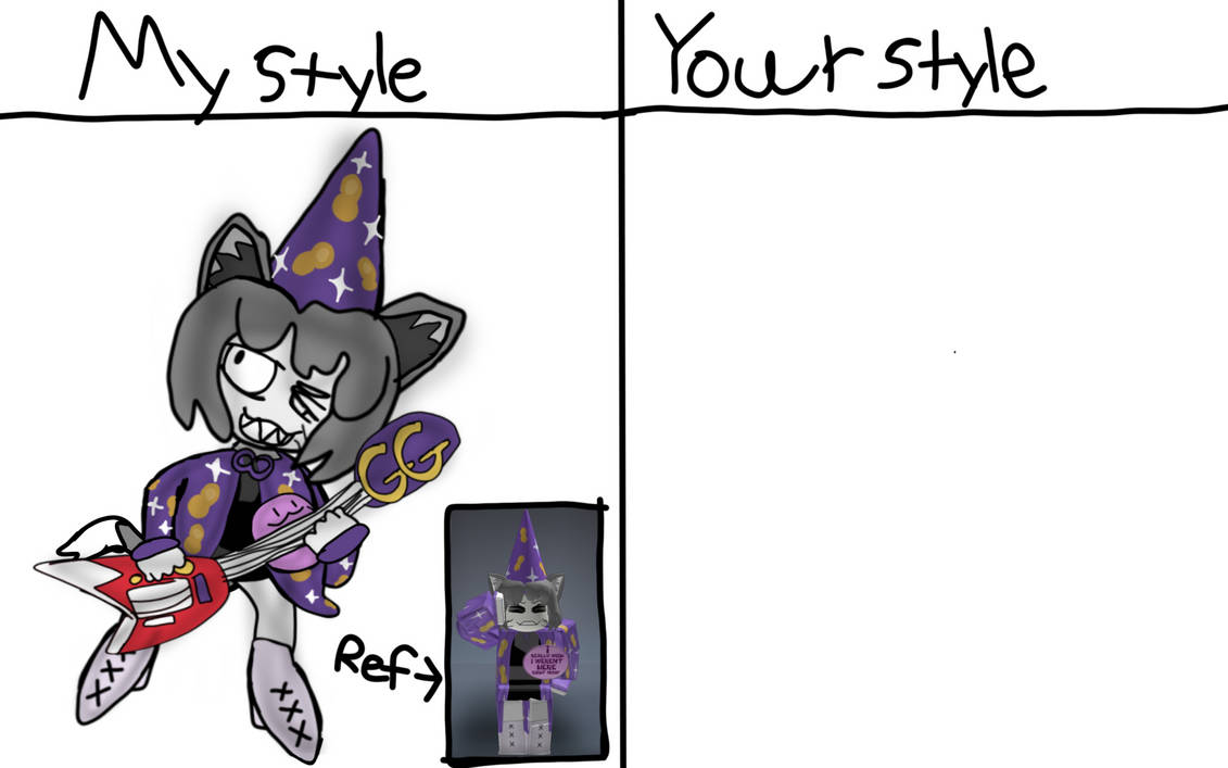 I'm using this artstyle to draw Roblox characters now [Proof in the  comments] - Imgflip