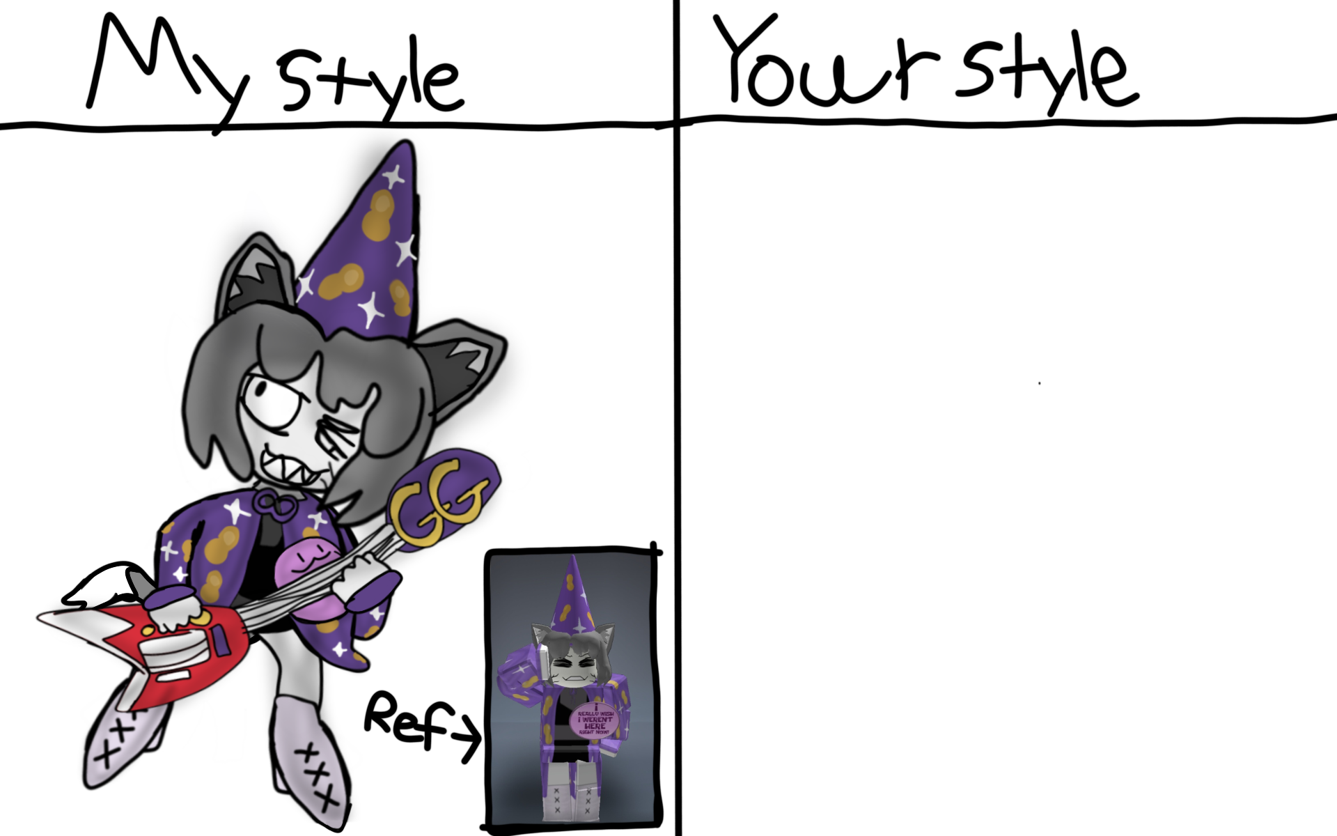 I drew my roblox avatar :D (I keep changing my avatar lmfao) - Imgflip