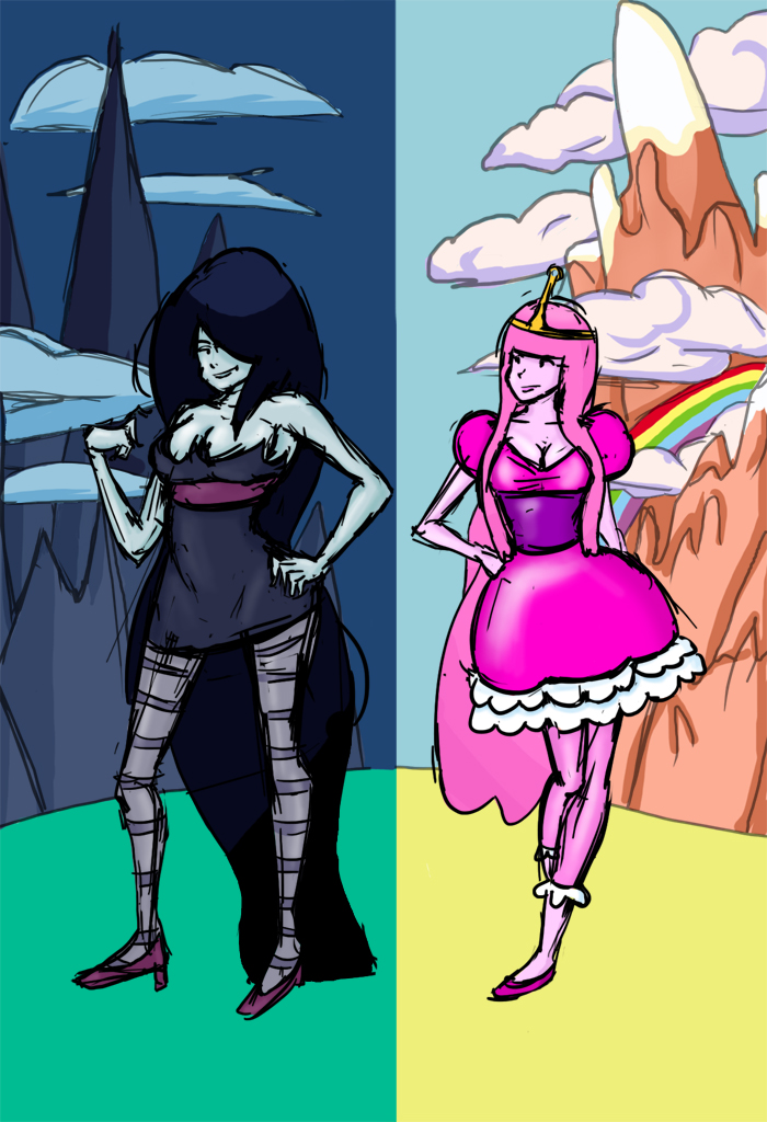 Marceline and Bubblegum