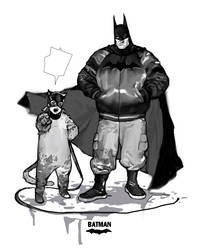 Batman with cat something..