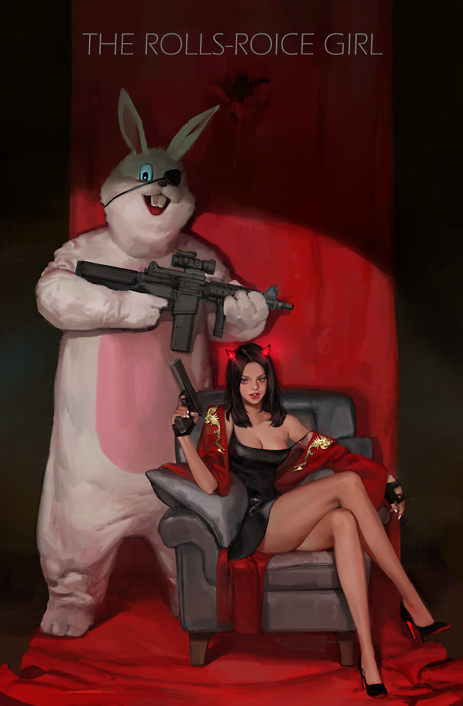 The Rolls Roice Girl by JUNGAHLEE