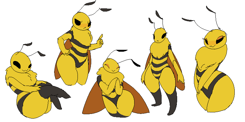 Bee Deviantart Style Bee by TheNoodleGod2012 on DeviantArt