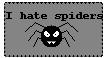 I hate spiders Stamp by Babiipony