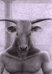 Another Minotaur, with ears by CaroleHumphreys