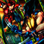 Ranma vs Wolverine with colors