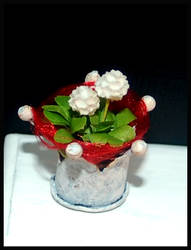 Christmas flower arrangement