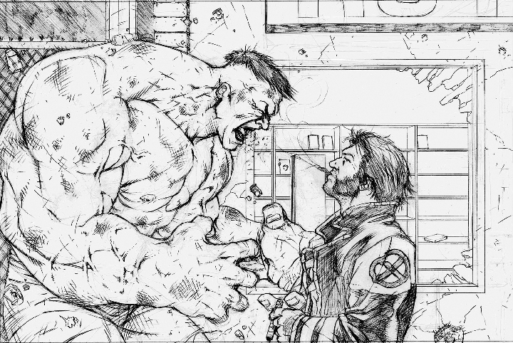 Hulk vs Wolvie