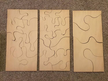 Simple jigsaw puzzles 1/8 inch ply