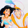 Disney's Princess Jasmine and Aladdin