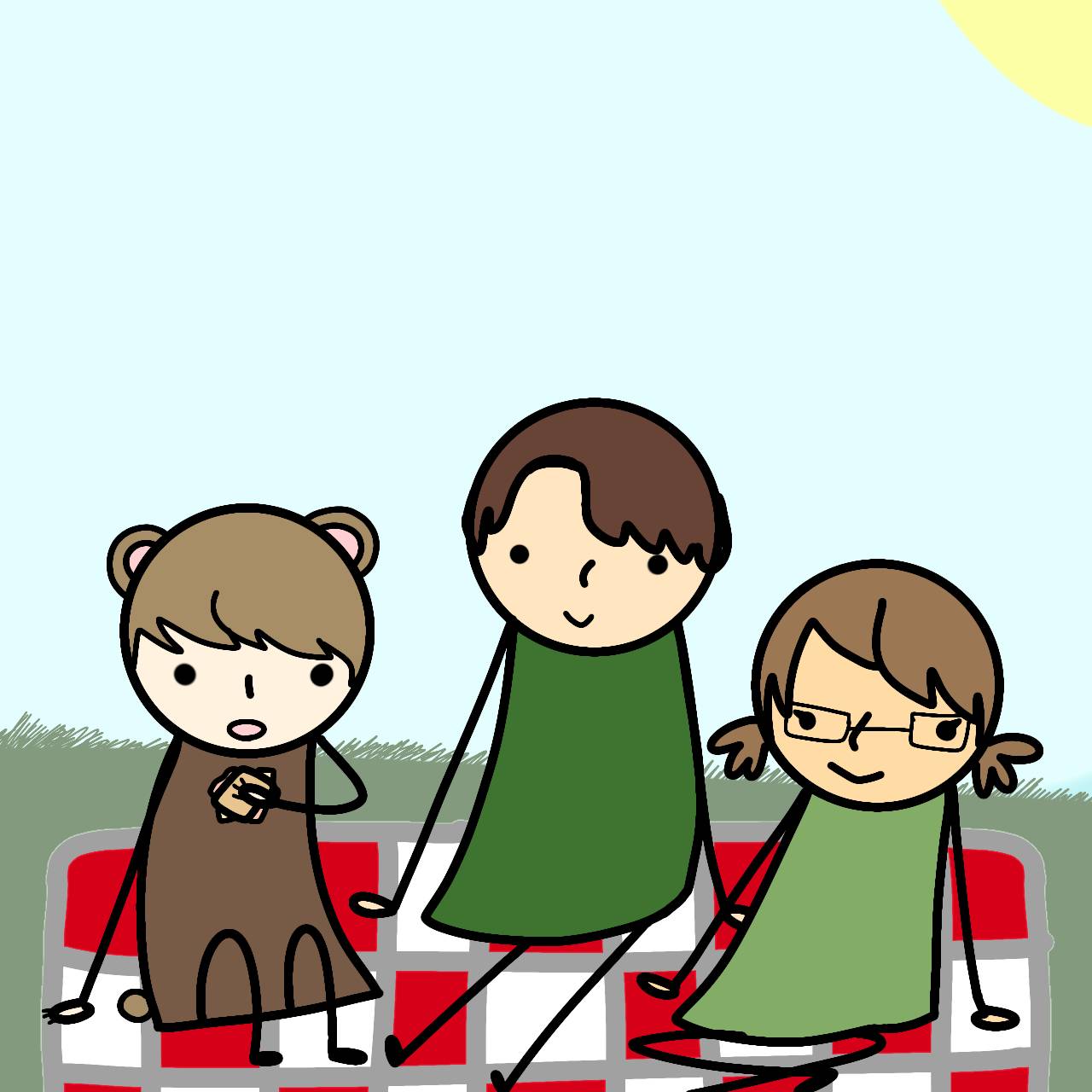 Picnic with Rory and gavin by cosmic0creeper0yt on DeviantArt