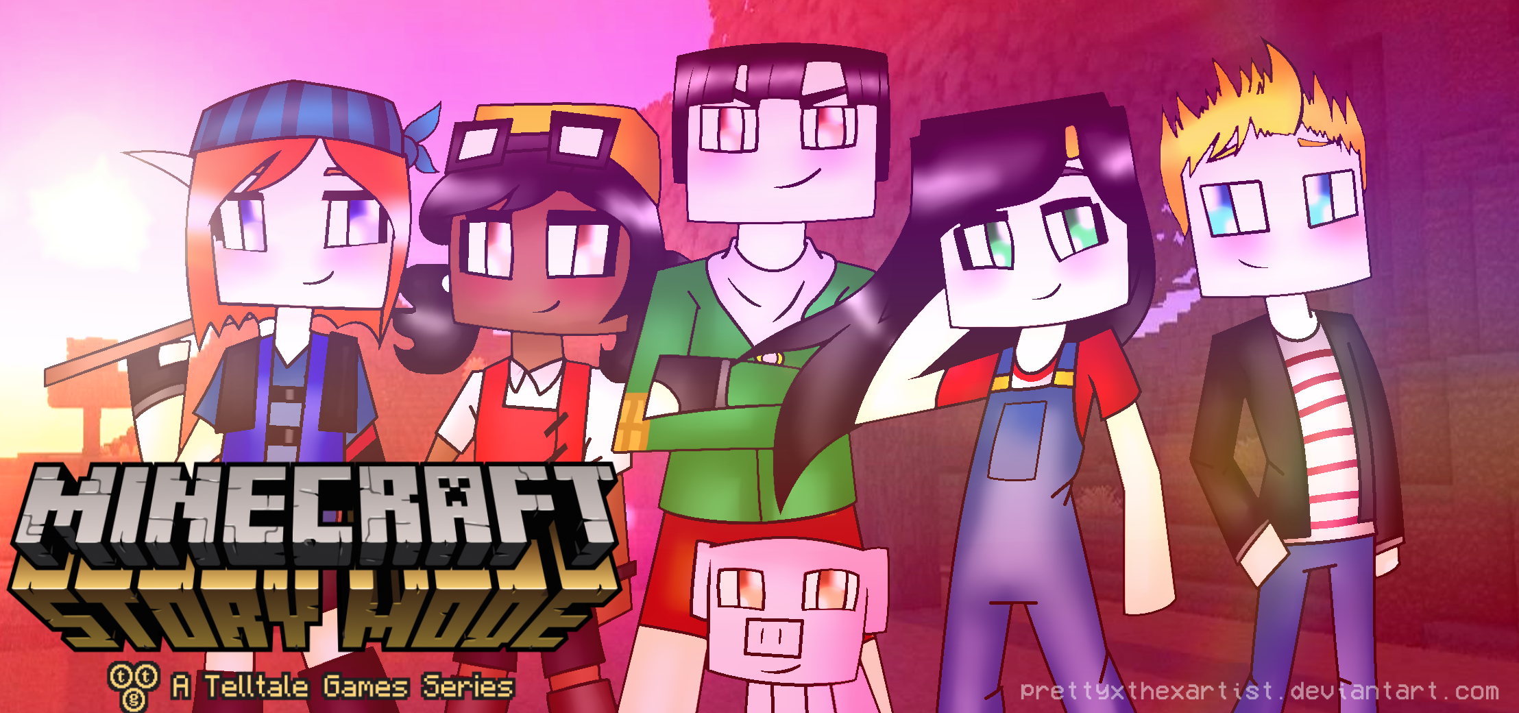 Telltale on X: The @Minecraft: #StoryMode cast brought to life in this  awesome art by 'touwata' on Tumblr!    / X