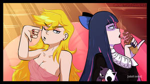 panty and stocking // screenshot redraw