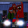 Hilide and gang pull up for payback!