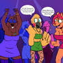 The girl's go out and party at the club