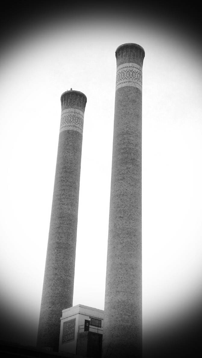 Steam Plant Stacks by Vaeder on DeviantArt