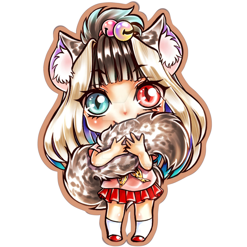 Meemoew Keychains Mewmew chibi key chain by mamisblackkitty on DeviantArt