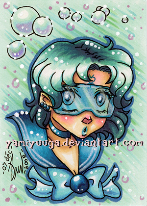 ACEO - SailorMercury Bust