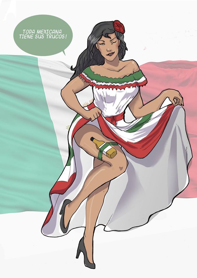 Mexican Pin up