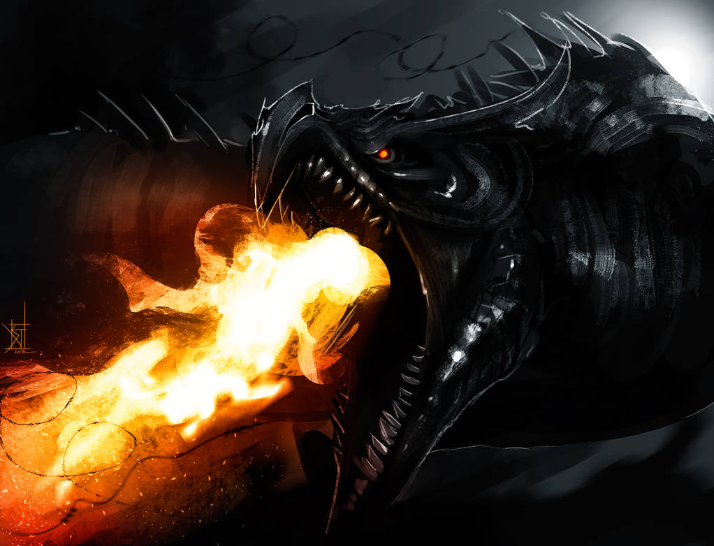 Дракон темного пламени. Дракон с огнем из пасти. Огнедышащий дракон. Крутой дракон. Черный дракон.