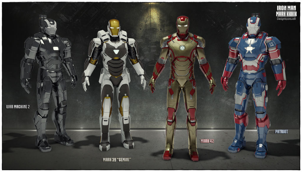 Iron Man Mark Suits Physical CG by Yorzua on DeviantArt