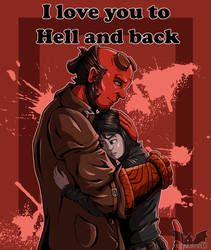 Horror Valentine - Hellboy and Liz