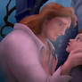 Paintover - Beauty and the Beast (Belle x Adam)