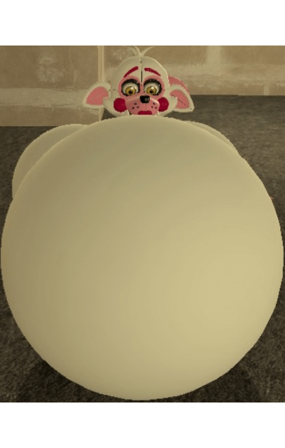 A little funtime foxy belly inflation gif by Zsdfghjlop on DeviantArt